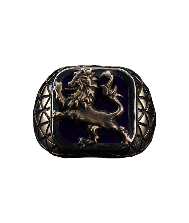 Men's Royal Lion Ring in Sterling Silver