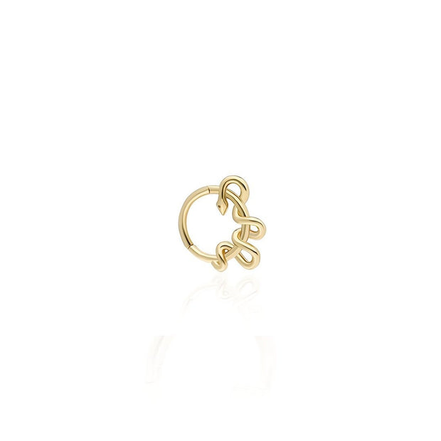 14k Gold Snake Helix Piercing