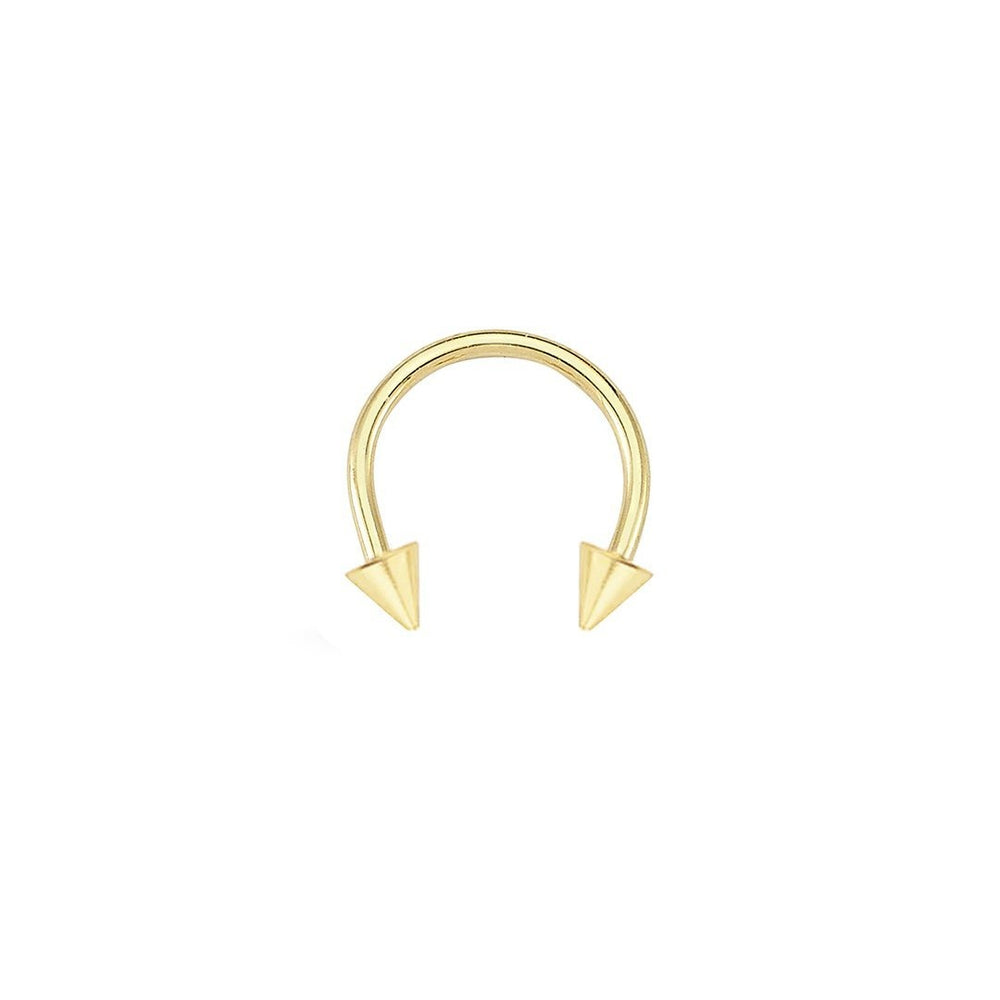 14k Gold Arrow Helix Piercing