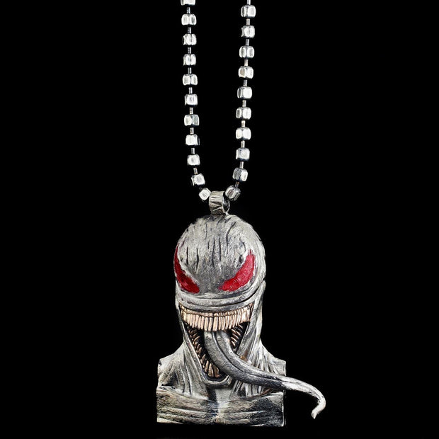 Sterling Silver Venom  Necklace, Men's Necklace