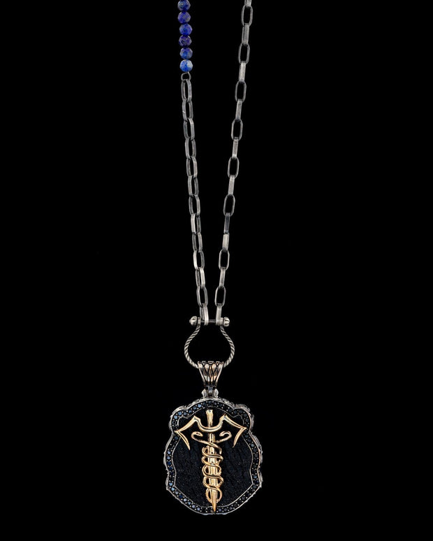 Mens' Medical Symbol Caduceus Necklace