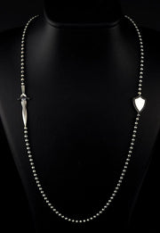 Men’s Sterling Silver Sword & Shield Chain