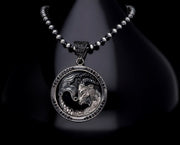 Men’s Sterling Silver Capricorn Zodiac Necklace