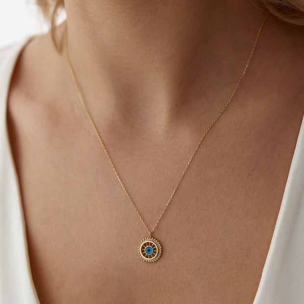 gold evil eye necklace,evil eye necklace, 14k gold evil eye necklace, evil eye necklaces, Turkish eye necklace