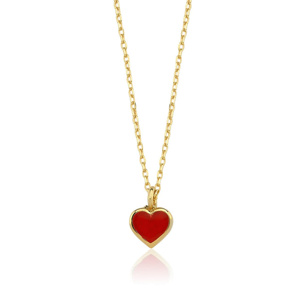 14k Gold Heart Necklace