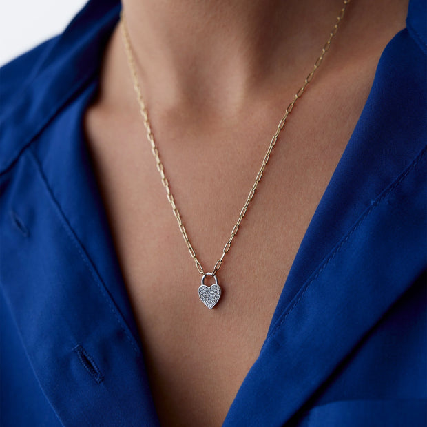 14k Gold Heart Necklace