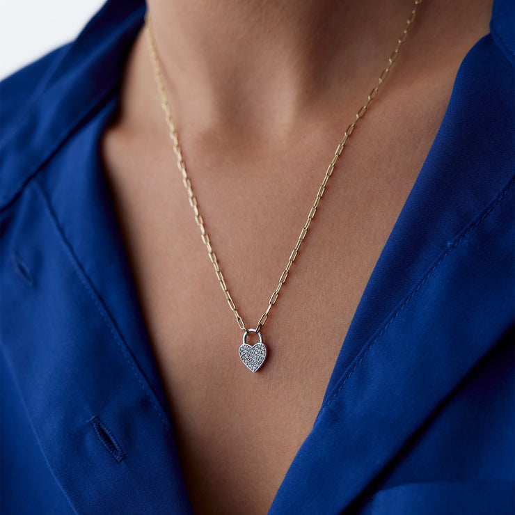 14k Gold Heart Necklace