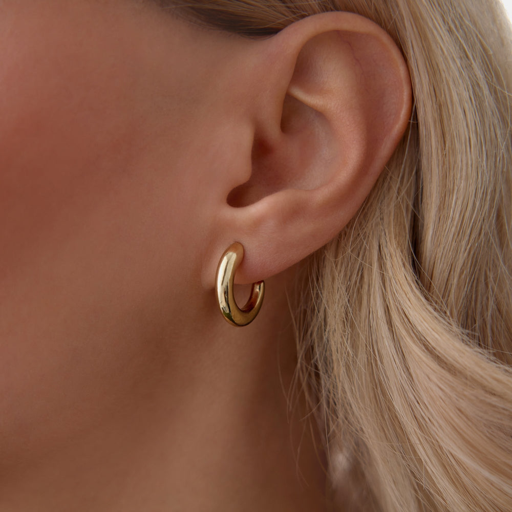 Cashew Hoop Earrings