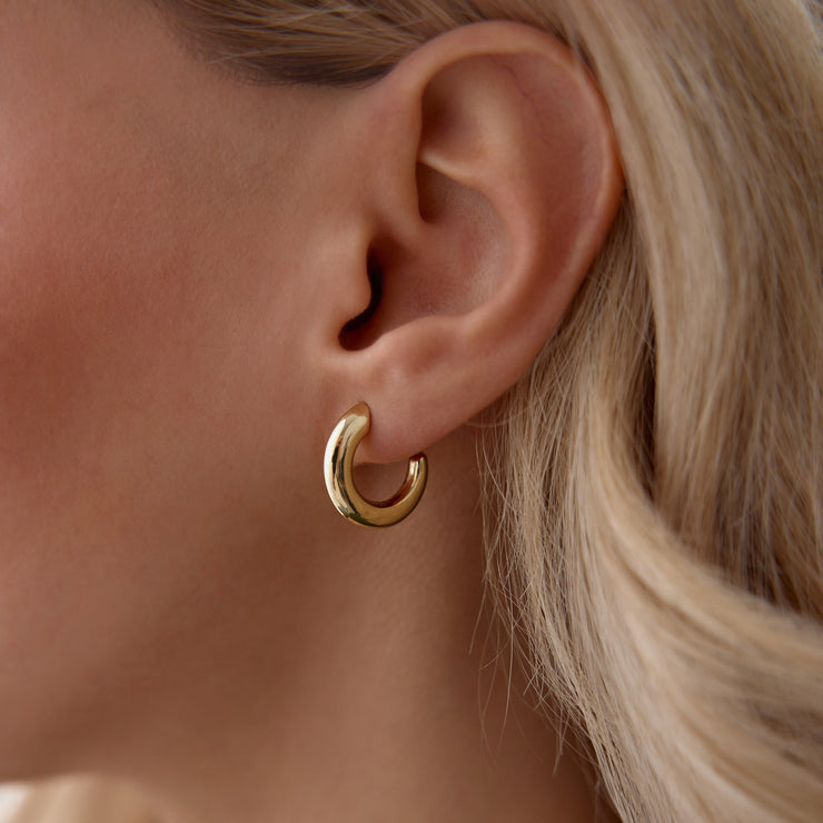 Cashew Hoop Earrings