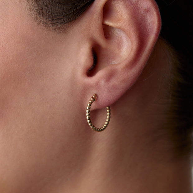 Medium Bigball Hoop Earrings