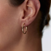 Slim Medium Boomerang Earring