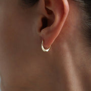 14k Gold Ultra Mini Es Hoop Earrings