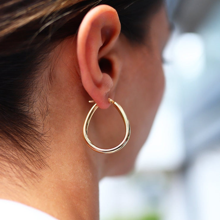 14k Gold Drop Earrings