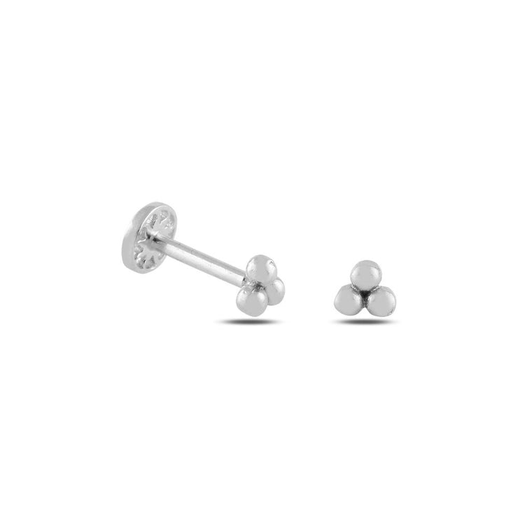 14k Gold Threesome Top Model Tragus Piercing