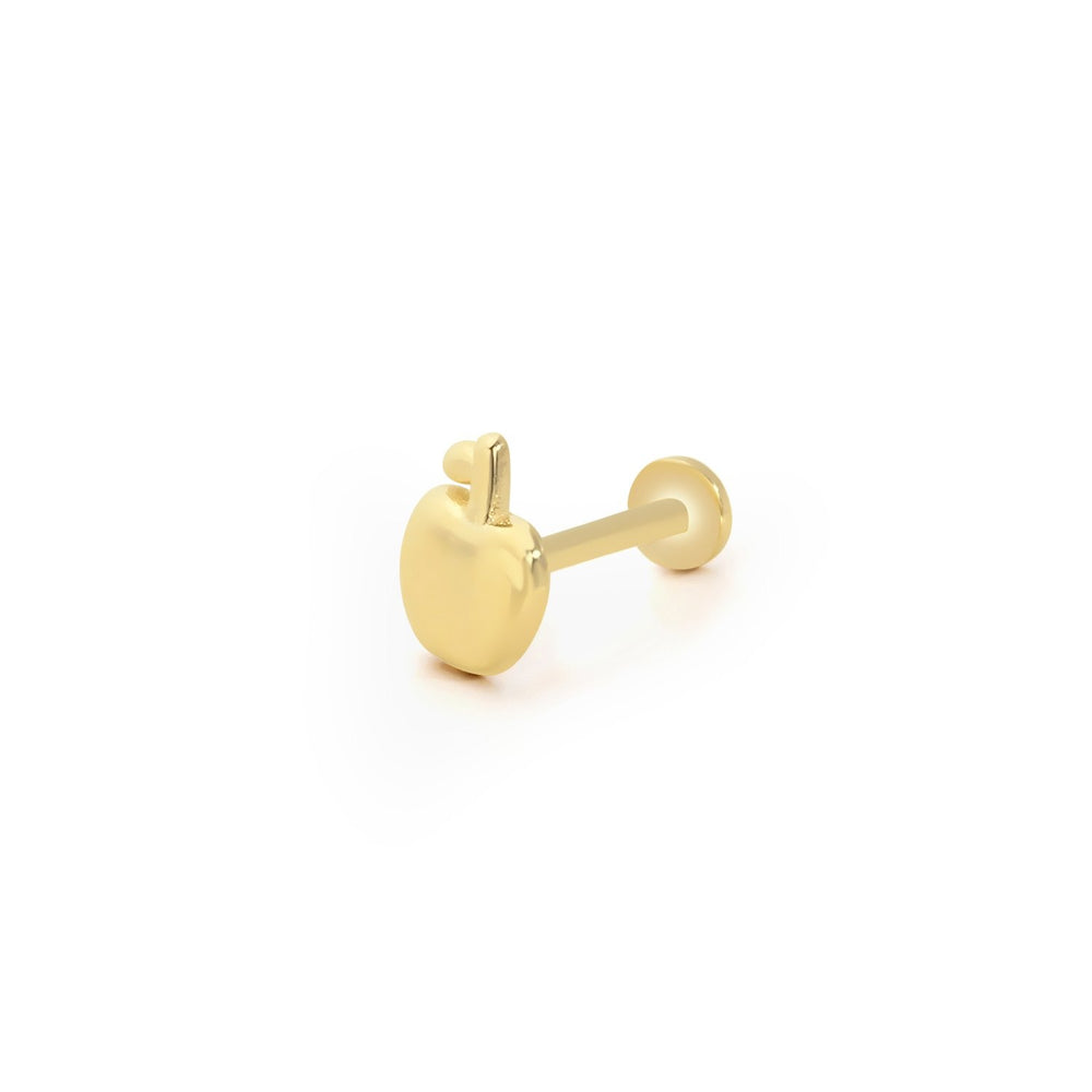 14k Gold Apple Model Tragus Piercing