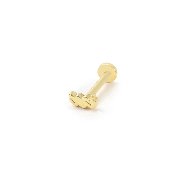 14k Gold Aquarius Tragus Piercing