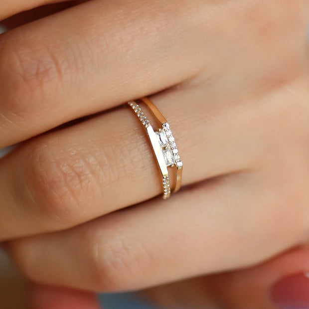 14k gold rings, 14k gold minimalist rings, minimalist rings, gold rings, gold minimalist rings