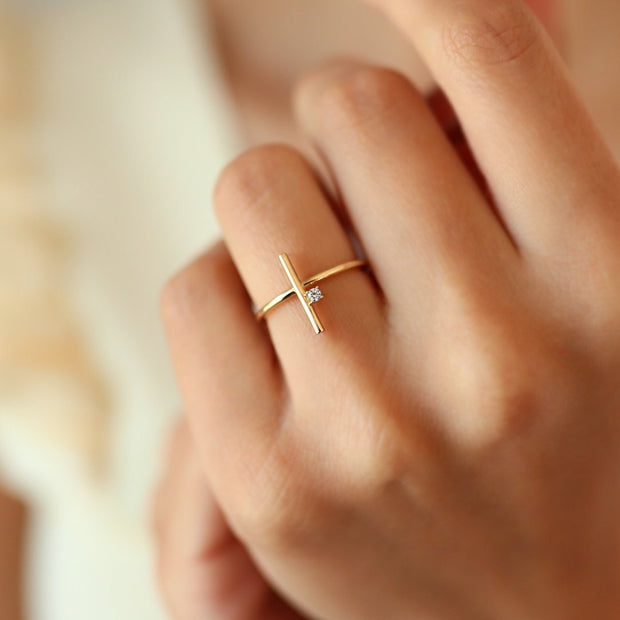 14k gold rings, 14k gold minimalist rings, minimalist rings, gold rings, gold minimalist rings