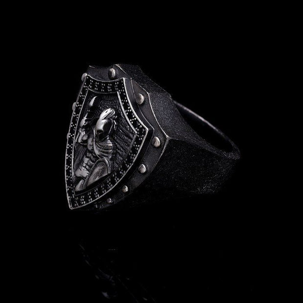 Men’s Sterling Silver Spartan Ring