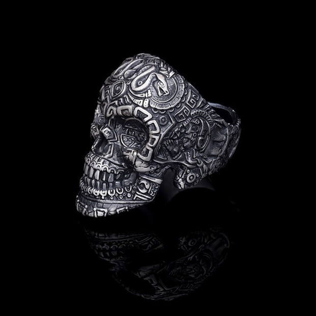 Men’s Sterling Silver Unique Skull Ring