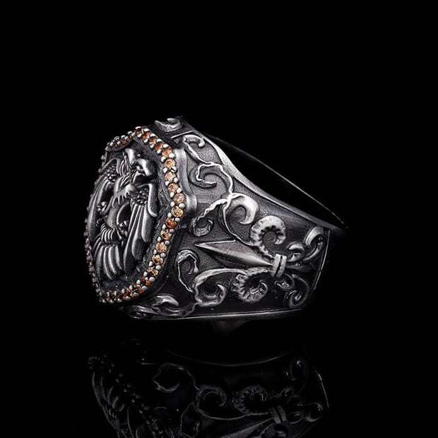 Men’s Sterling Silver Eagle Silver Ring