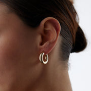 Mini Bold Bombe Hoop Earrings