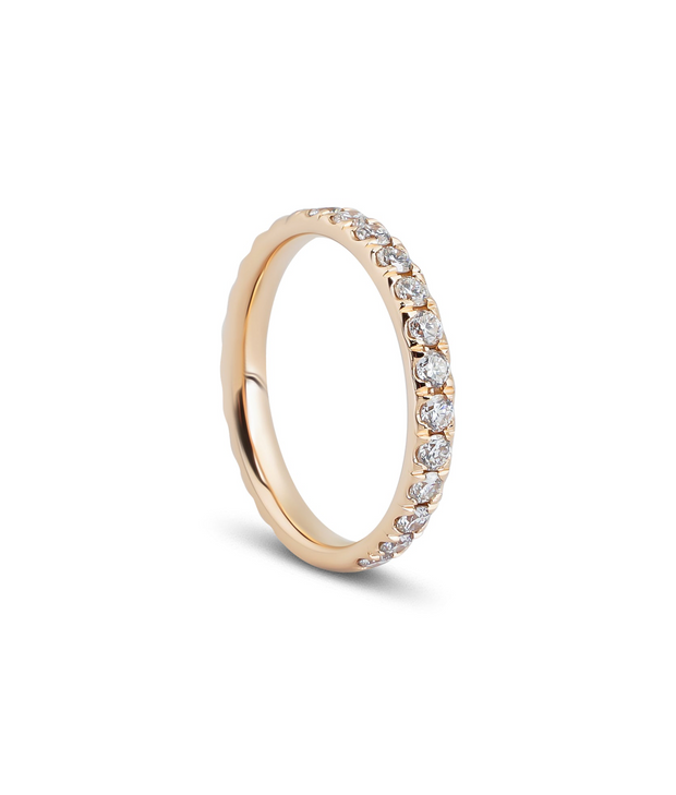 Eternity Wedding Band with Diamonds